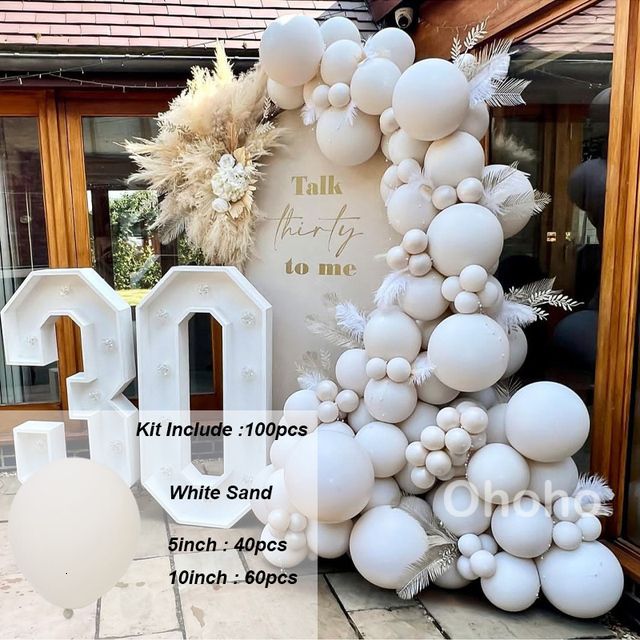 100pcs beige-as picture