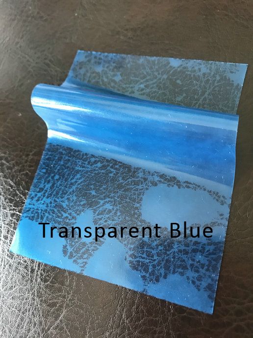 Transparant blauw