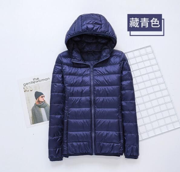 navy blue hooded