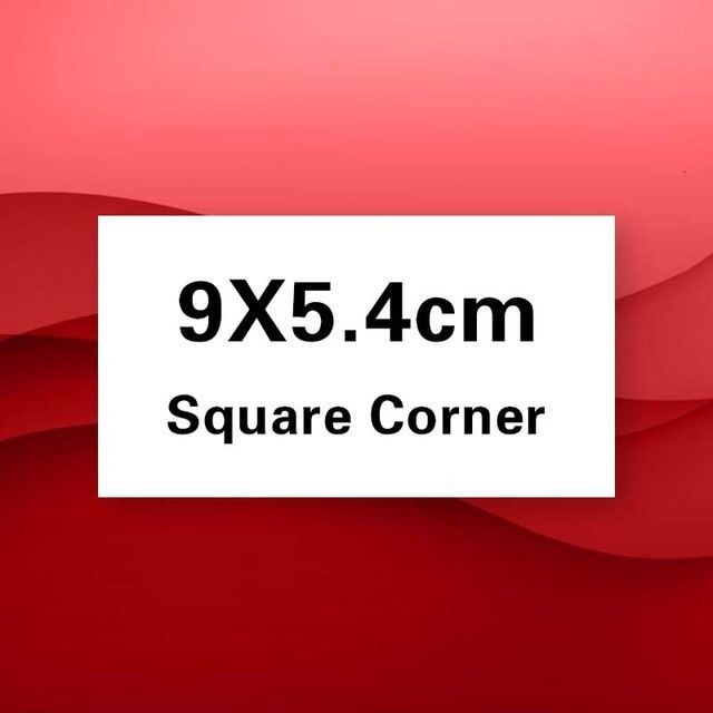 9x5,4 cm vierkante 100 stcs