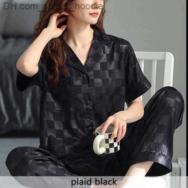 plaid black