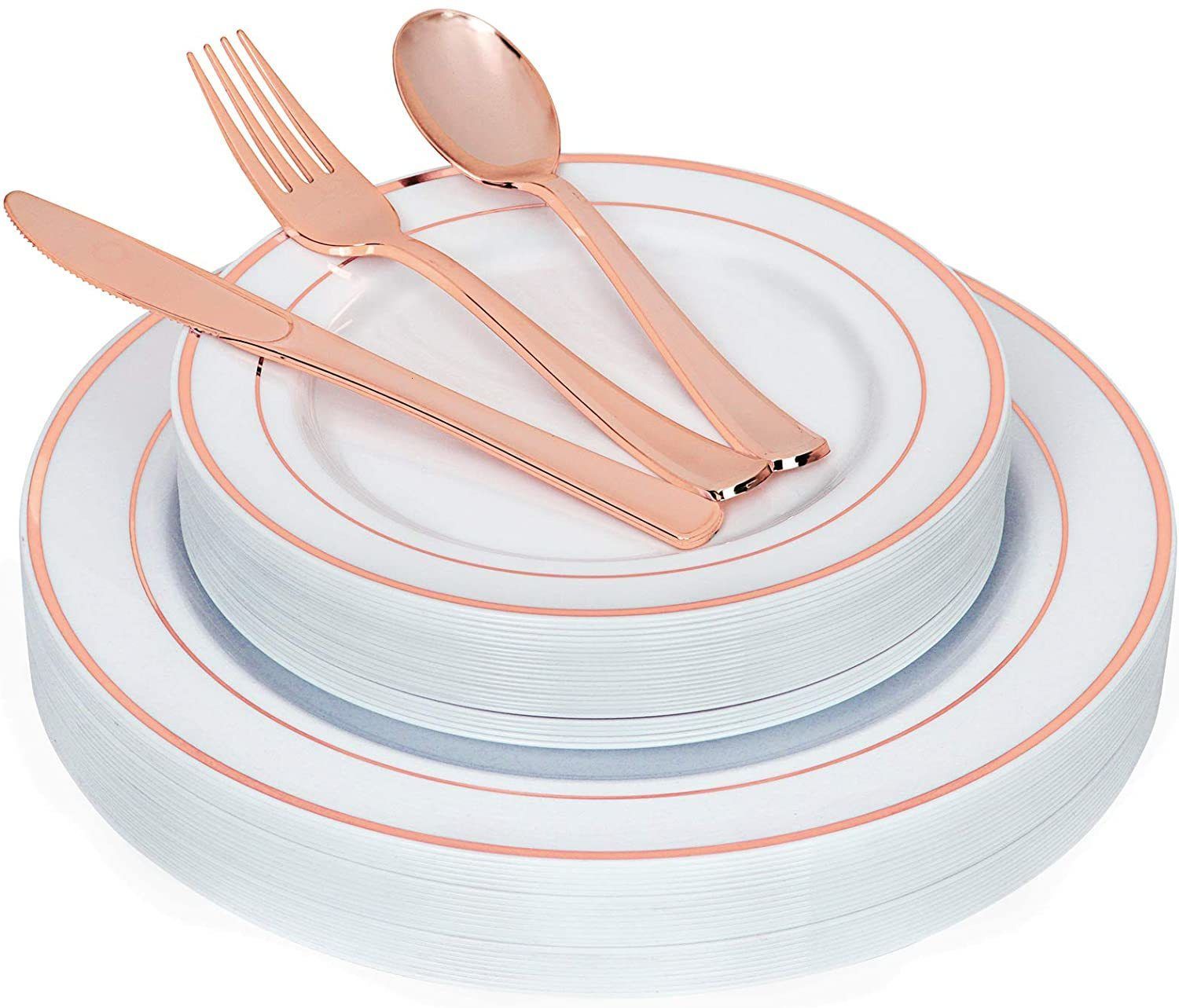 Rose Gold Set-for 20 Guests