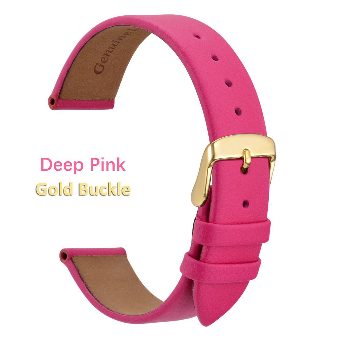 Deep Pink-gold-8mm