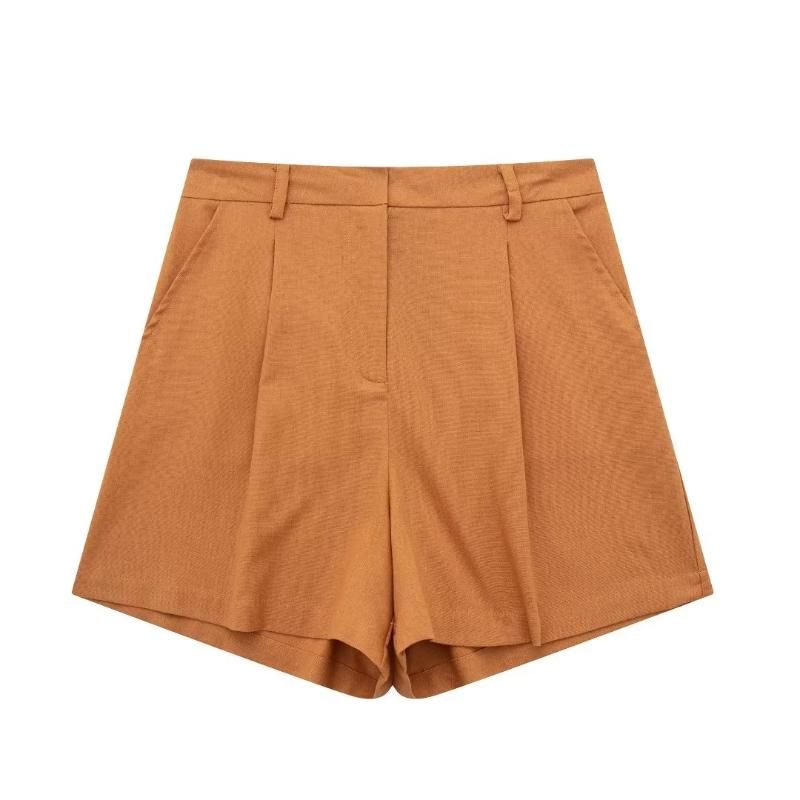 orangefarbene Shorts