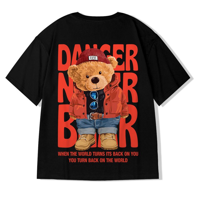 Letter Bear Black