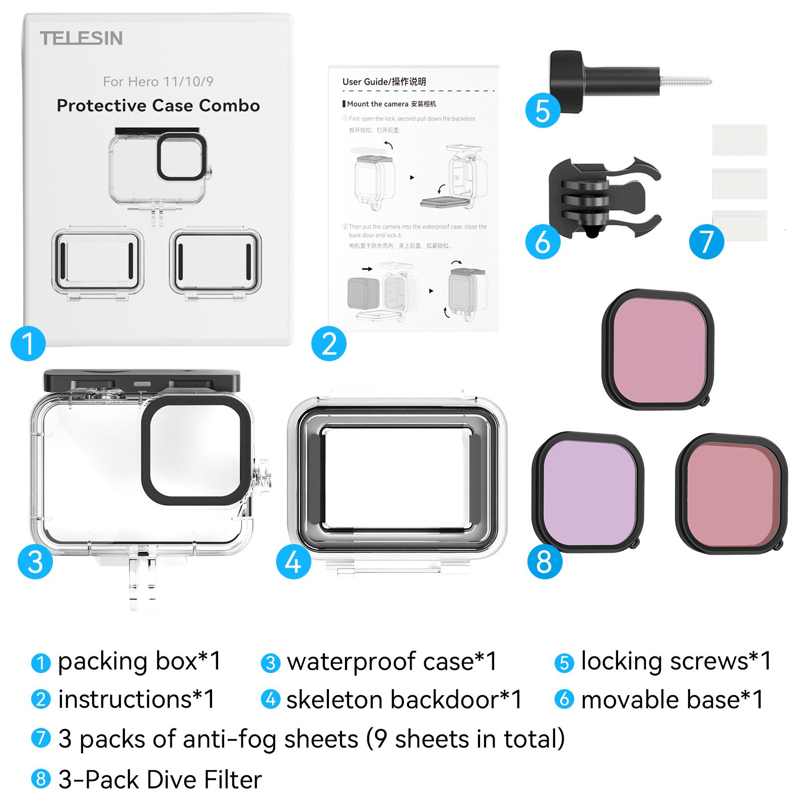 Case filter set