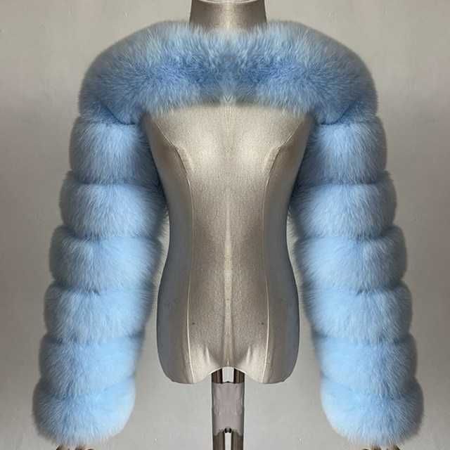 manteau bleu clair