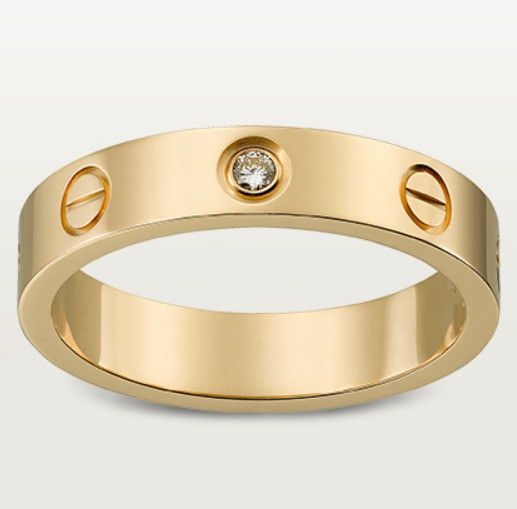 #2 4 mm-goud met diamant