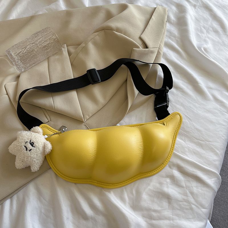 yellow waist bag