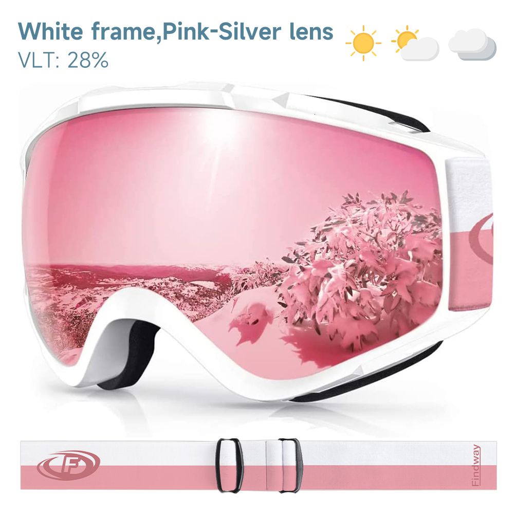 wit frame roze len