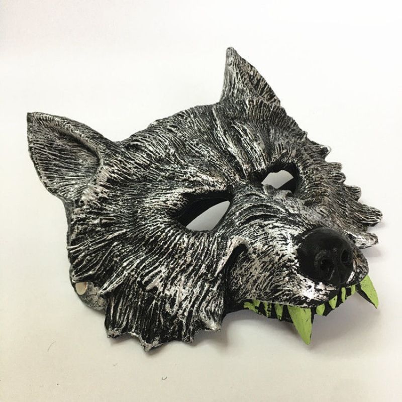 オオカミのヘッドマスク