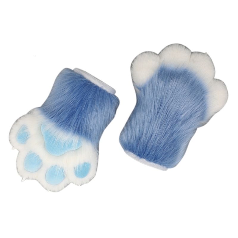 Blue Fur And White c