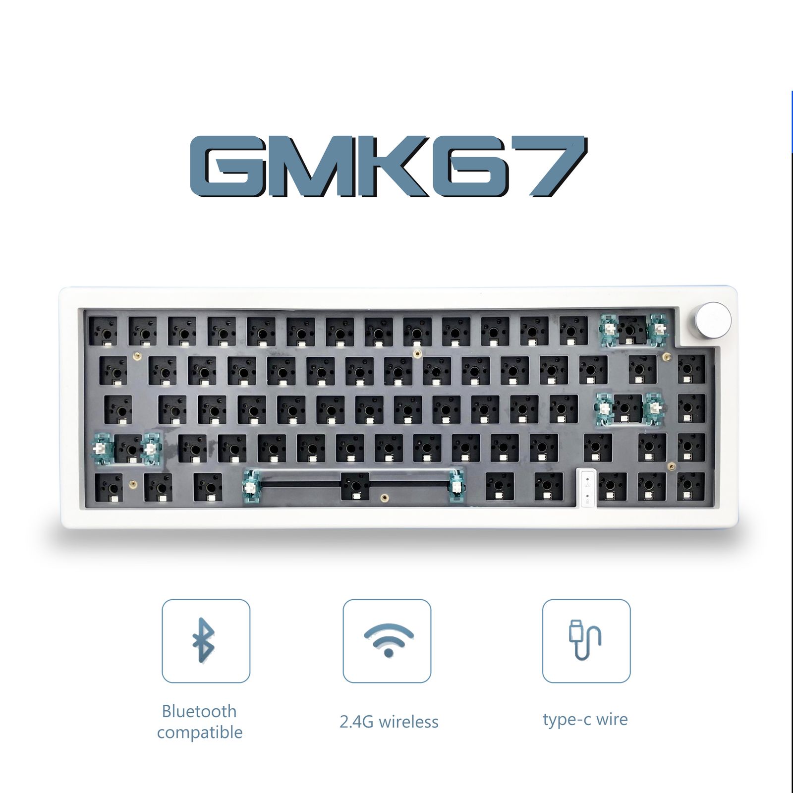 Gmk67 Бело-кремни желтый звук