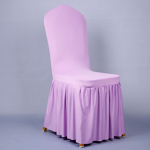 Housse de chaise violet clair-1 pièces
