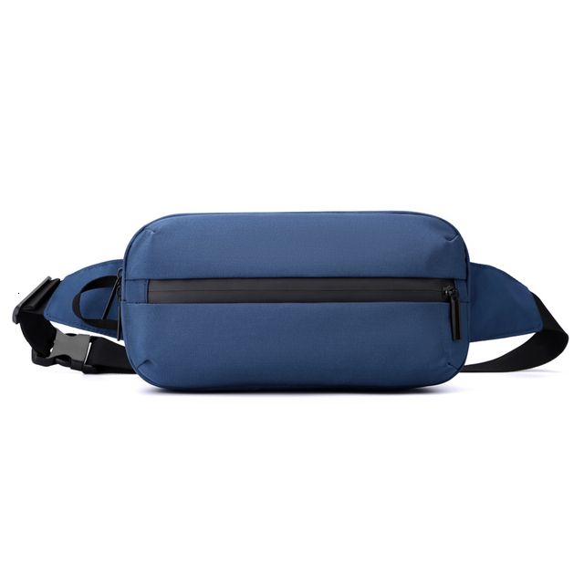 sac de taille bleue