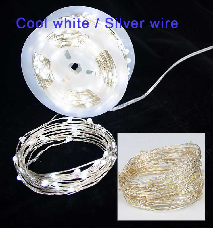 Cool White Silver-Eu Plug-with Remote-