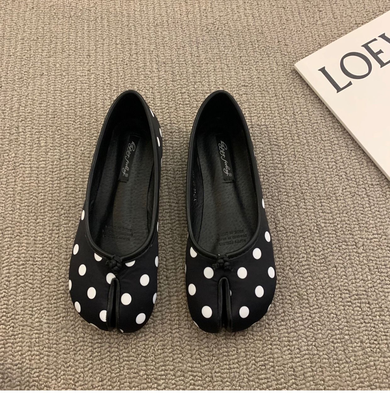 black dot flats