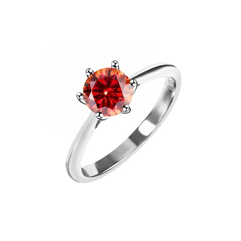 2 Argent 1 Diamant/Couleur orange