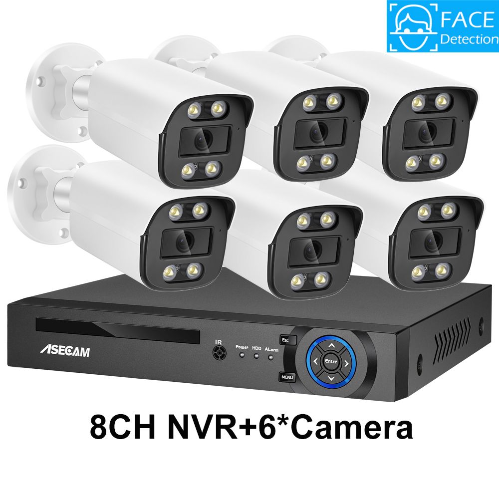 8CH NVR 6 AI Camera-4T