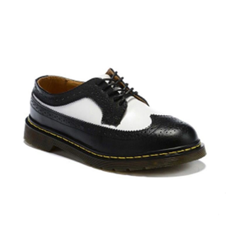 Laag 3989 Gladde lederen brogue 35-45