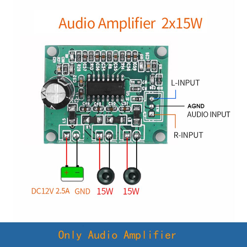 Amplificador 2x15w