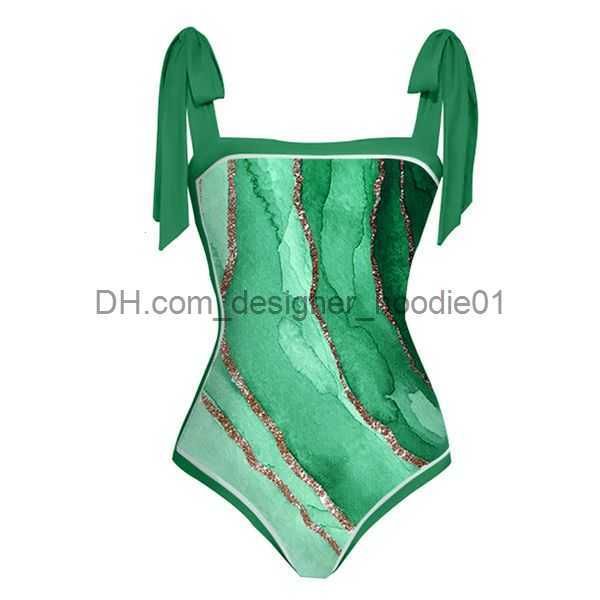 Costume da bagno verde