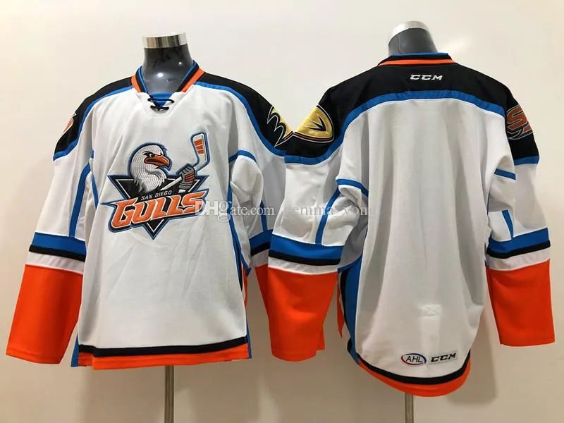 Customized AHL San Diego Gulls Premier Jersey Black - WanderGears