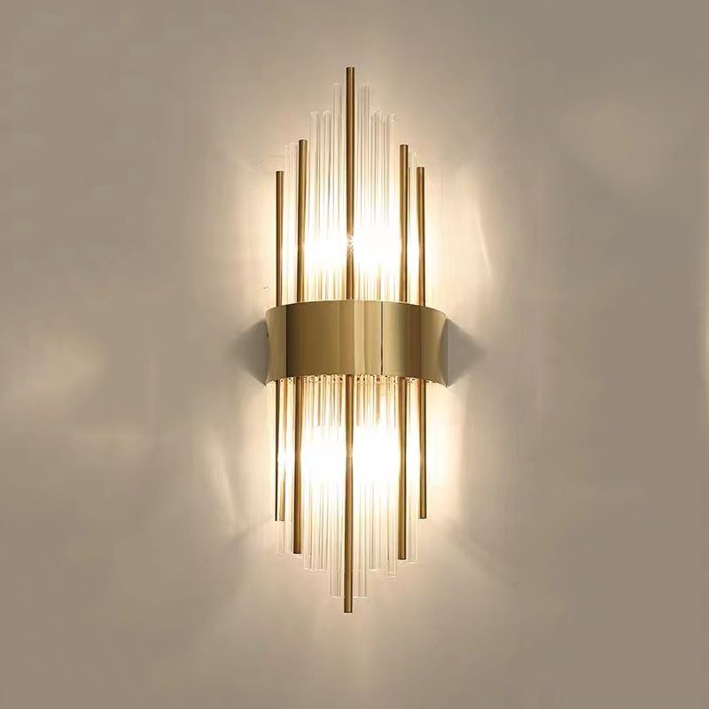 W22 H60cm Luce calda Oro 3000K