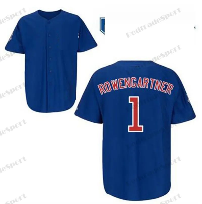 Henry Rowengartner 1 Baseball Jersey Rookie Of The Year Costume Movie  Uniform 