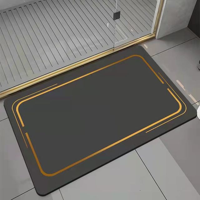 S6 Black Bathmat-40x60cm