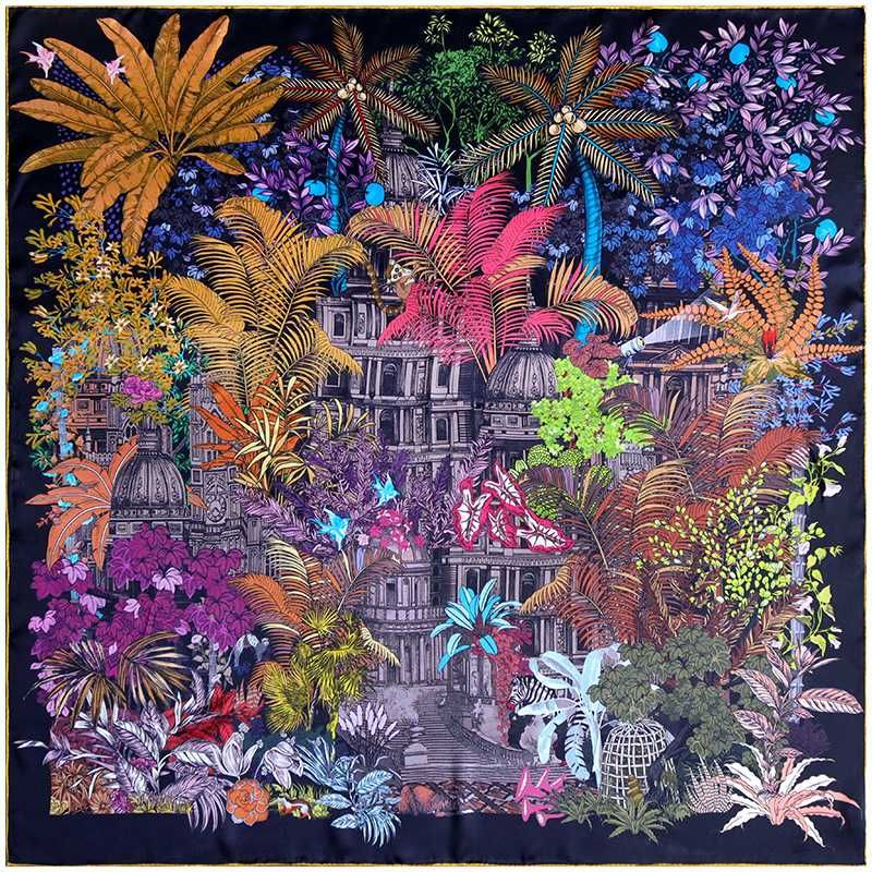 Sintra Gardens 110X110CM Silk China