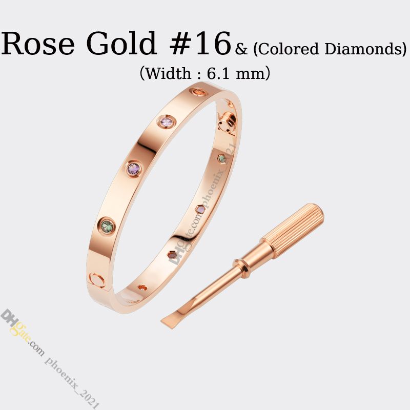 Rose Gold # 16 (gekleurde diamanten)