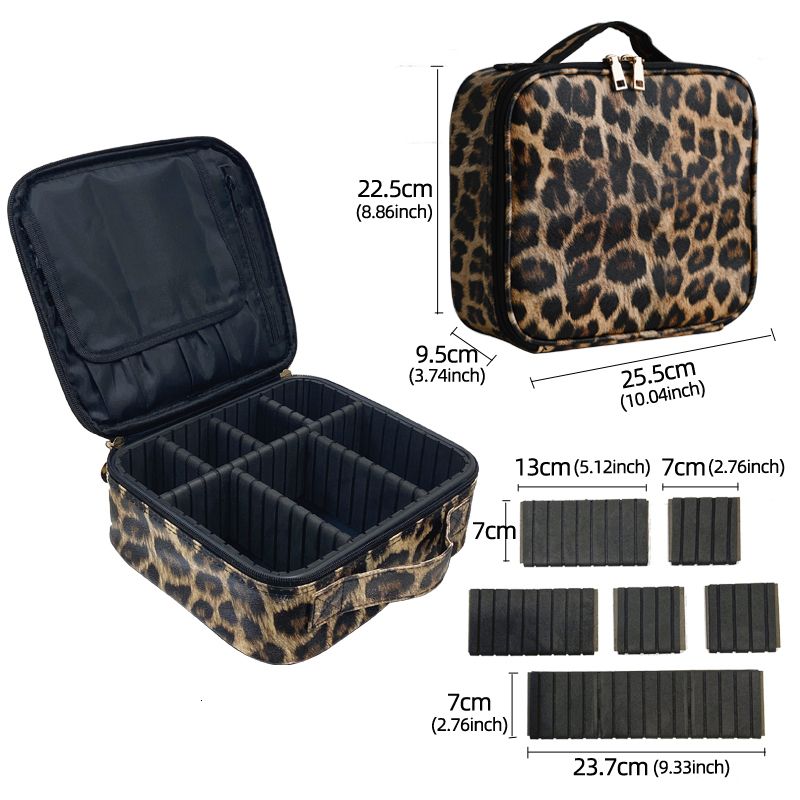 Leopard PU couro