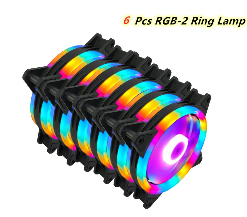 Lâmpada de anel 6pcs Rgb-2