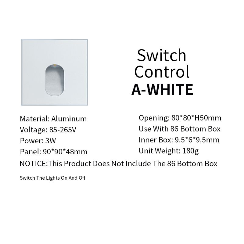 3W Warm White (3000K) S-A-White