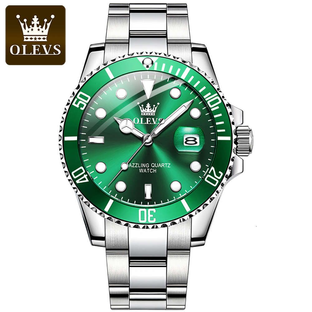 Green-quartz watch