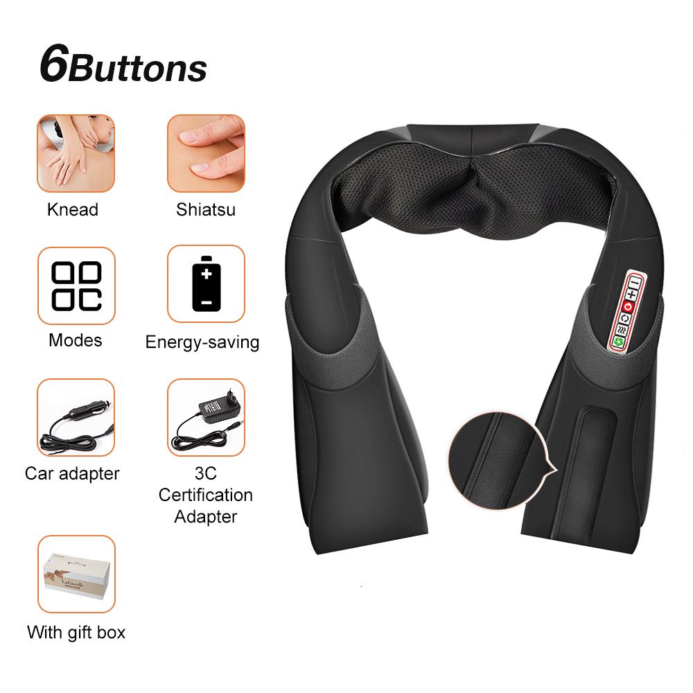 Six-button Black-EU-plug