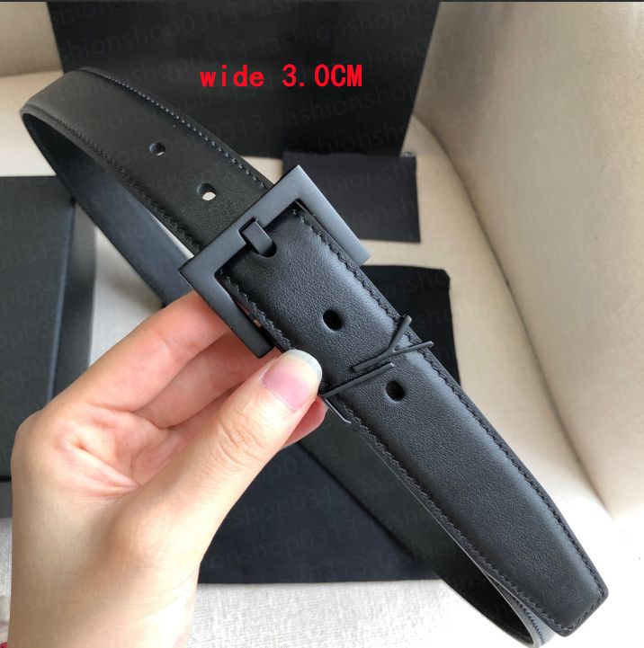 y13 black buckle + black + width3.0