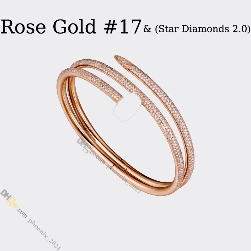 Rose Gold # 17 (Diamenty do paznokci 2,0 gwiazdki)