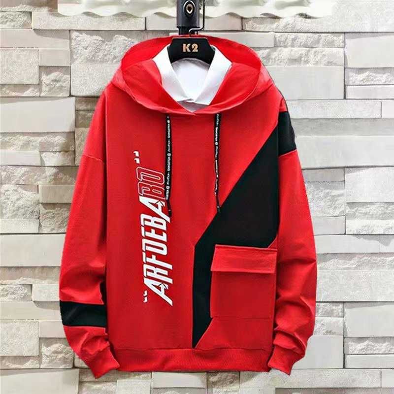 Red w stylu pullover
