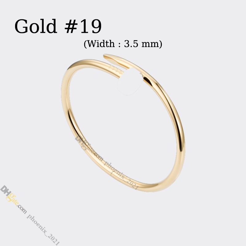 Goud # 19 (nagelarmband)