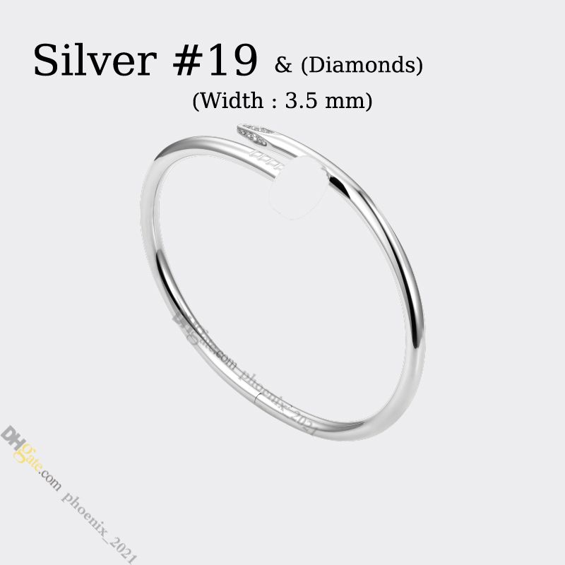 الفضة # 19 (مسمار سوار الماس)