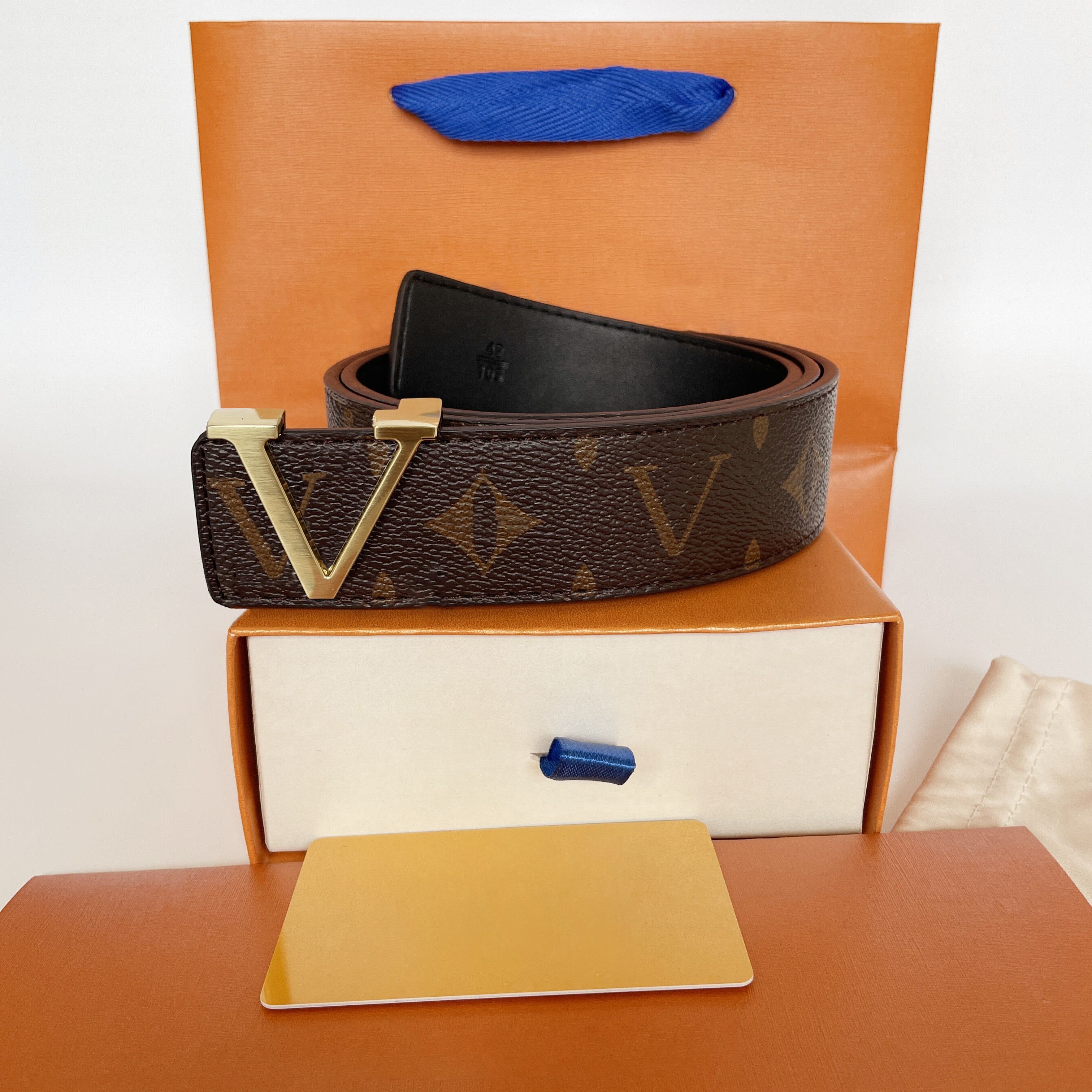 aL7 Gold Buckle+brown Flower