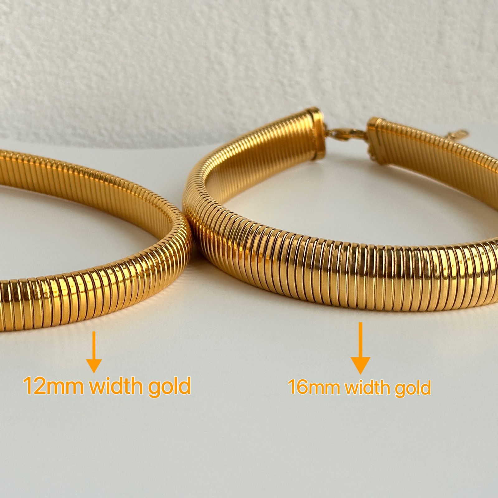 Goud 16mm breed