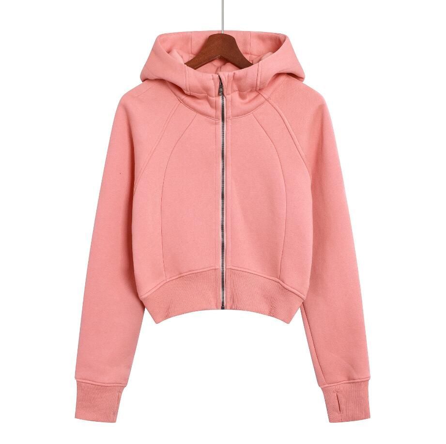 Full zip rosa