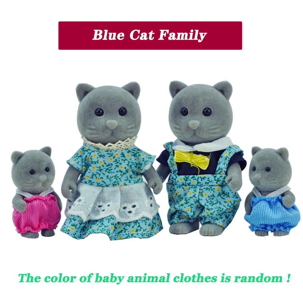Blue Cat Family