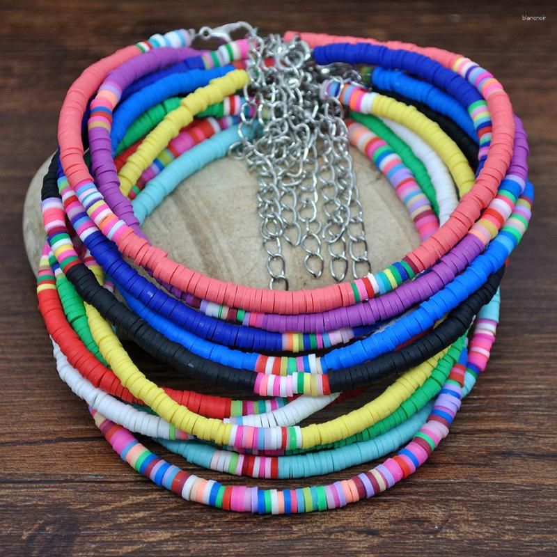 Anklets Bulk Bracelets Clay Anklet Bohemian Beaded Jewelry Chain Pendant  Polymer Style Miss Stainless Steel Woman From Blancnoir, $12.41