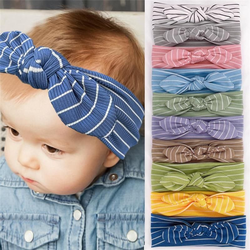 3 Pcs Baby Girl Bowknot Elastic Headbands mixed Multi-color Ribbon Head  Wraps Stretch Cute Bow Newborn Infant Toddler Party Hair Band Headwear