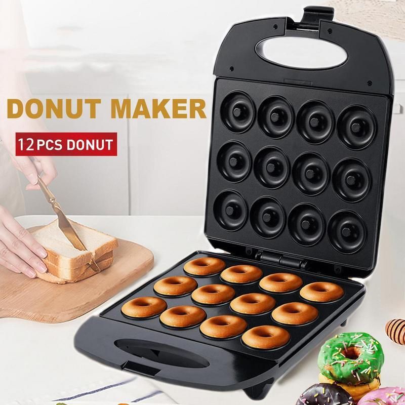 Holiday Time Non-Stick 7 Mini Cupcake Donut Muffin Maker Machine NEW