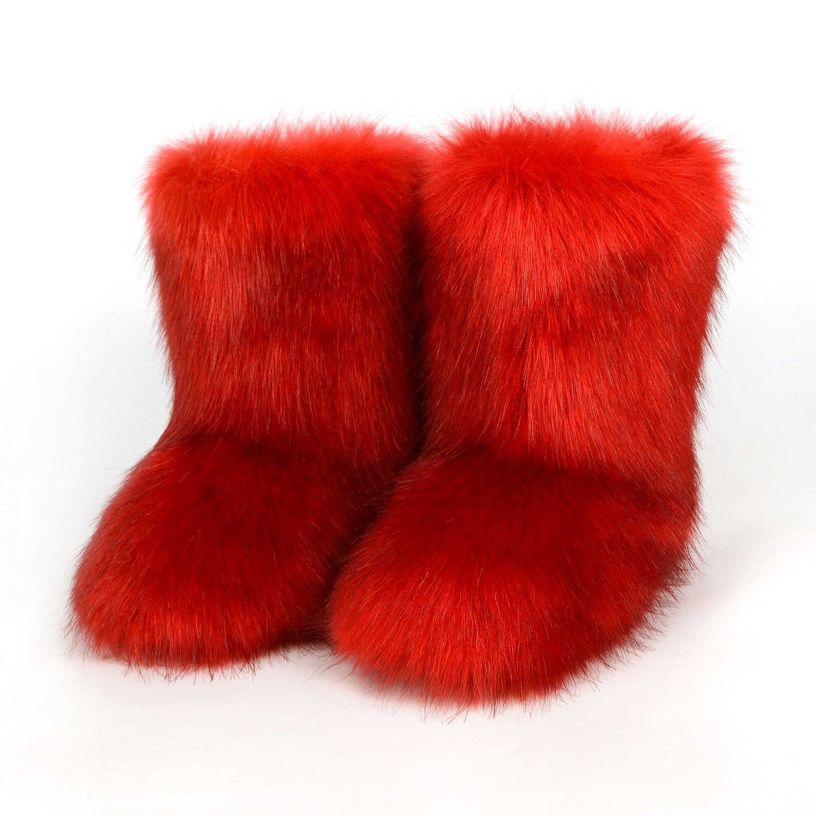 anti fox fur red